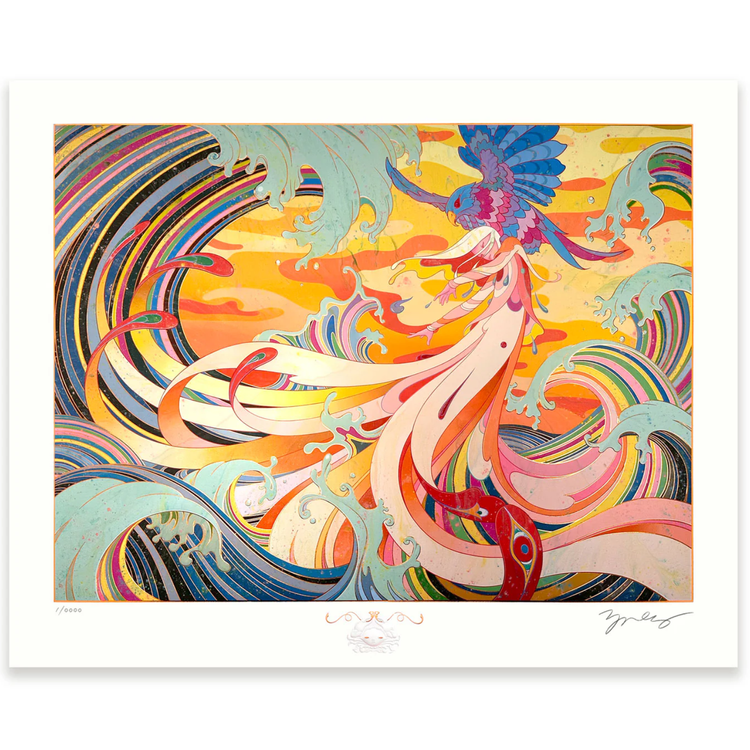 【希少品/限定100部】ジェームズジーン　James Jean シルクスクリーン ジェームス・ジーン（James JEAN）】─限定版画、ジークレー、ミックス